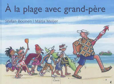A la plage avec grand-père