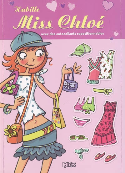 Habille Miss Chloé avec des autocollants repositionnables