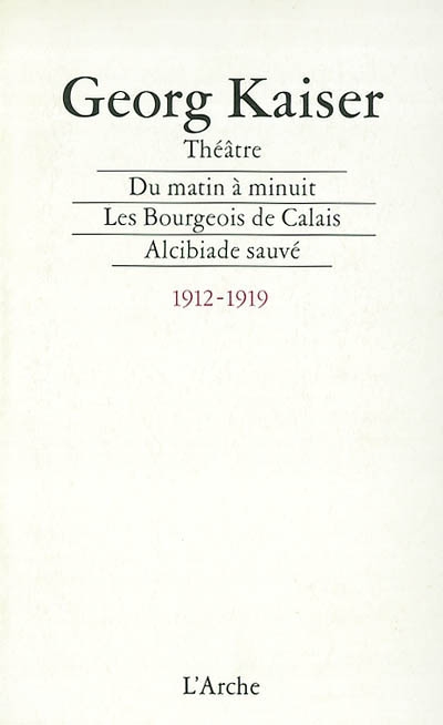 théâtre. vol. 1. 1912-1919