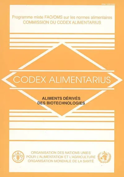 Aliments dérivés des biotechnologies