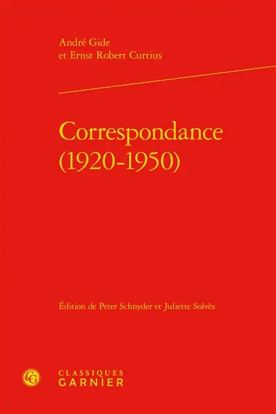 Correspondance : 1920-1950