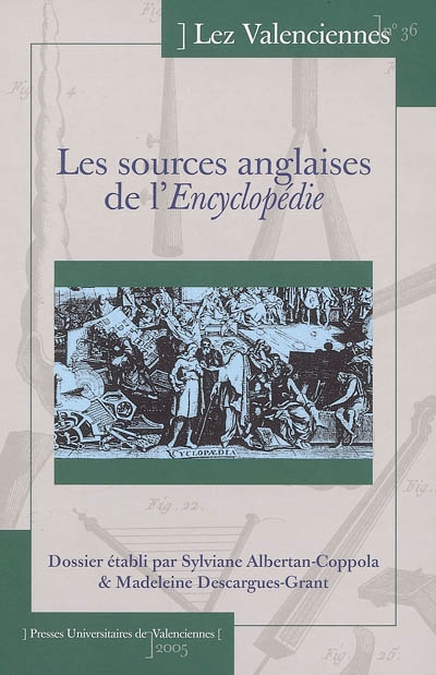 Lez Valenciennes, n° 36. Les sources anglaises de l'Encyclopédie