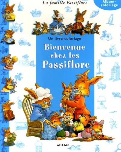 Bienvenue chez les Passiflore : coloriages