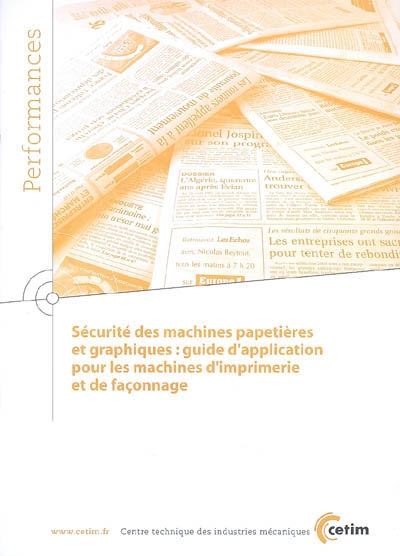 Sécurité des machines...