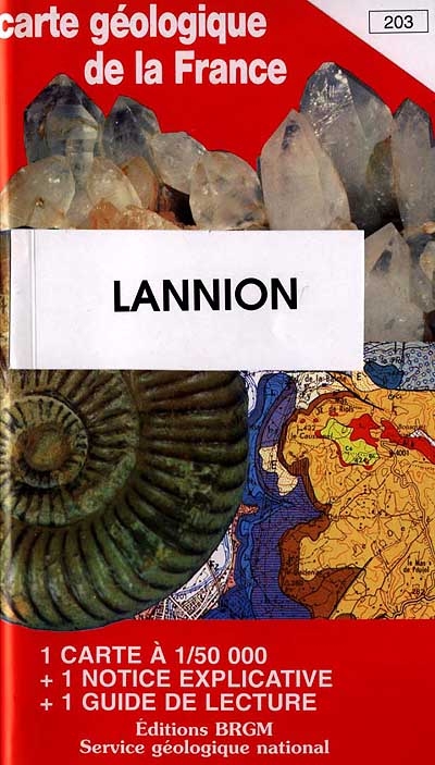 Lannion : carte géologique de la France à 1/50 000, 203