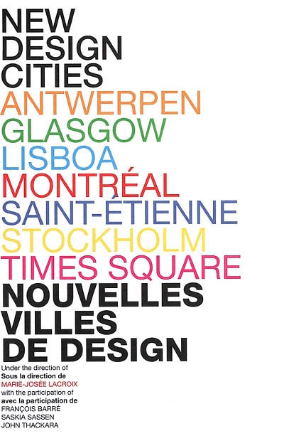 Nouvelles villes de design. New design cities