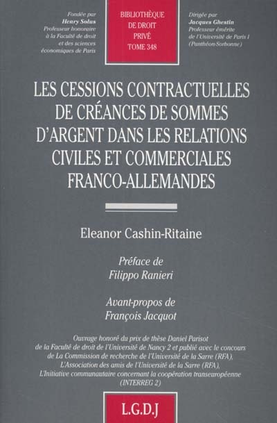 Les cessions contractuelles...