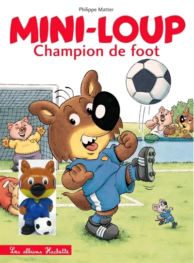 Mini-Loup. Mini-Loup champion de foot