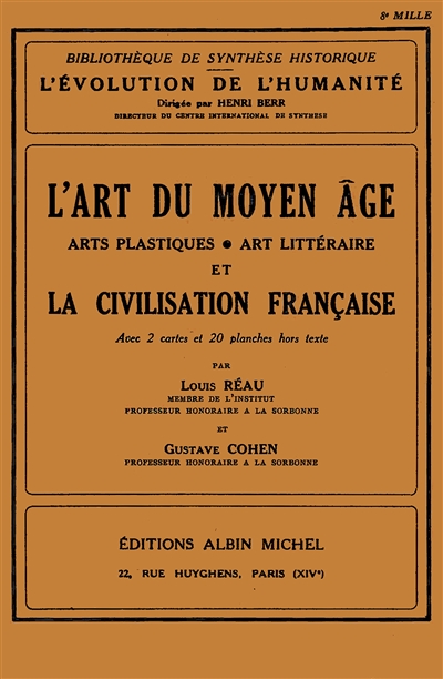 L'art du Moyen Age et la civilisation française