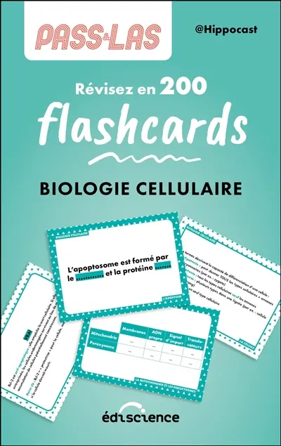 Pass & LAS biologie cellulaire : révisez en 200 flashcards