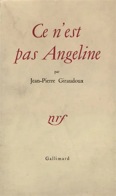 Ce n'est pas Angéline
