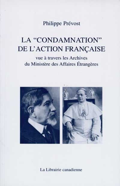 La condamnation de l'Action française : vue à travers les Archives du Ministère des affaires étrangères