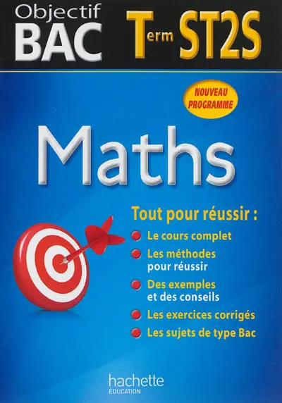 Maths terminale ST2S : nouveau programme