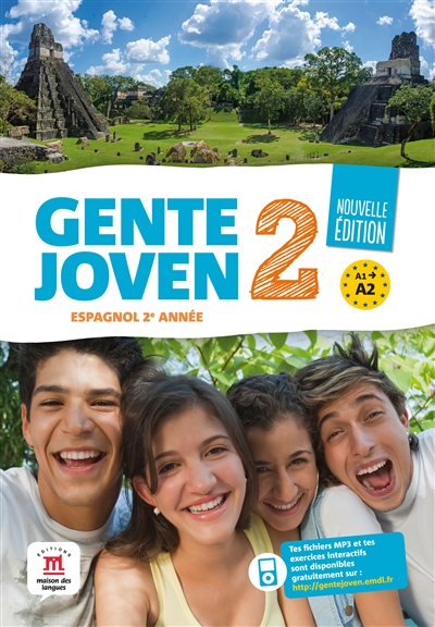 Gente joven 2, espagnol 2e année, A2 : manuel de l'élève