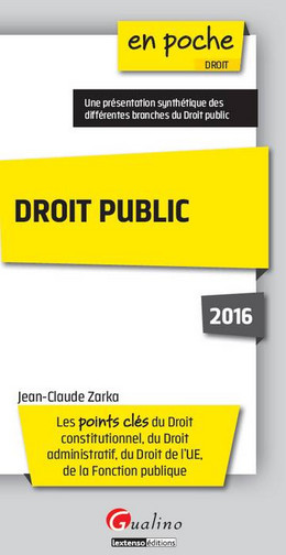 Droit public 2016 : les...