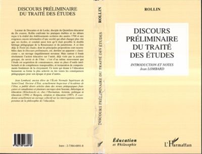 Discours préliminaire du Traité des études