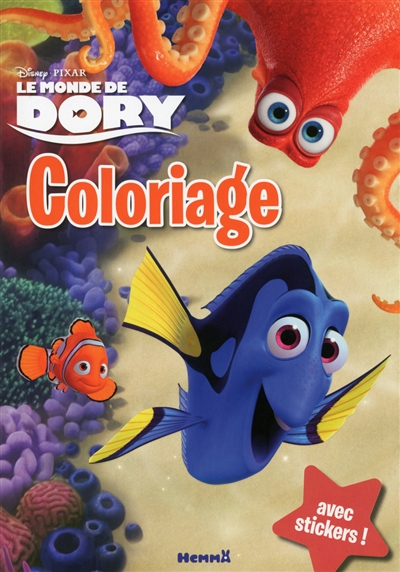 Le monde de Dory : coloriage