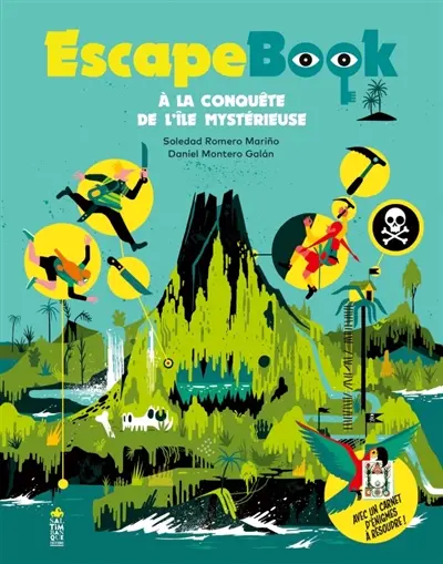 A la conquête de l'île mystérieuse : escape book