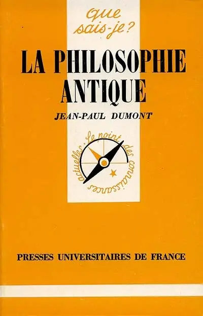 La Philosophie antique