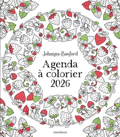 Agenda à colorier 2026