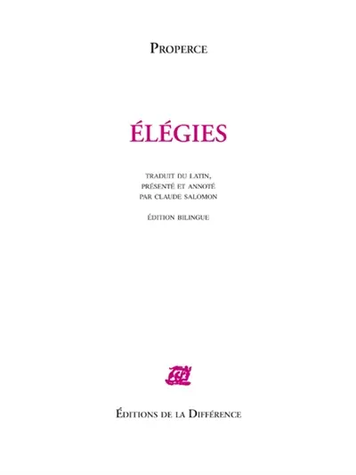 Elégies