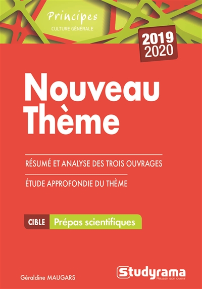 L'amour : programme des sessions 2019-2020 pour les classes préparatoires scientifiques : résumé et analyse des 3 ouvrages, étude approfondie du thème