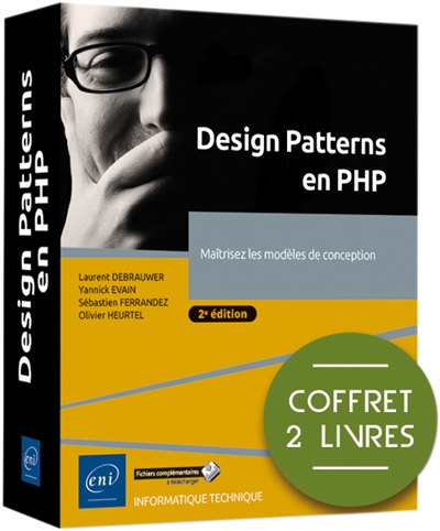 Design patterns en PHP : maîtrisez les modèles de conception : coffret 2 livres