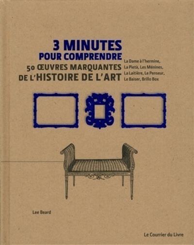 3 minutes pour comprendre 50 oeuvres marquantes de l'histoire de l'art : La dame à l'hermine, la Piétà, Les Ménines, La laitière, Le penseur, Le baiser, Brillo box