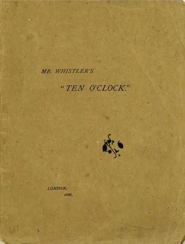 Mr. Whistler´s Ten O´Clock