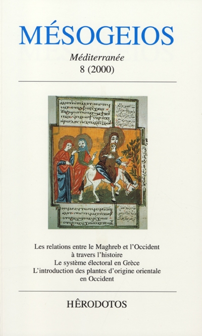 Mésogeios, n° 8. Méditerranée : histoire, peuples, langues, cultures
