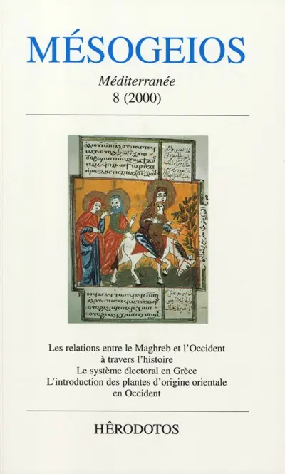 Mésogeios, n° 8. Méditerranée : histoire, peuples, langues, cultures