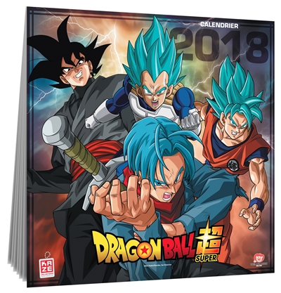 Dragonball super : calendrier 2018