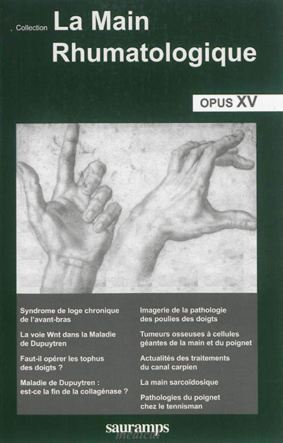 La main rhumatologique : opus XV