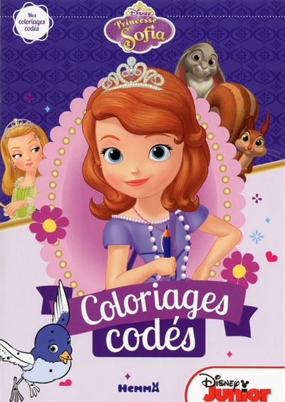 Princesse Sofia : coloriages codés
