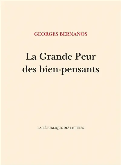 La grande peur des bien-pensants