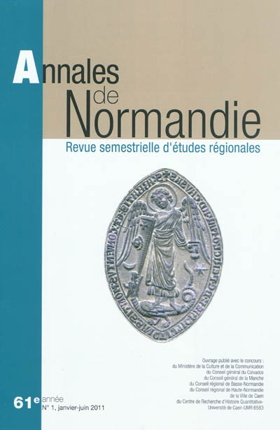 Annales de Normandie, n° 1 (2011)