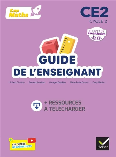 Cap maths CE2, cycle 2 : guide de l'enseignant