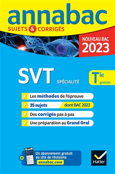 SVT spécialité terminale générale : nouveau bac 2023