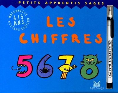 Les chiffres 5 6 7 8