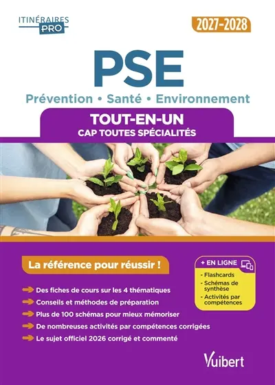 PSE, prévention, santé, environnement : CAP toutes spécialités : 2027-2028