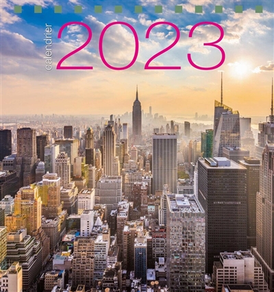 New York : calendrier de table 2023
