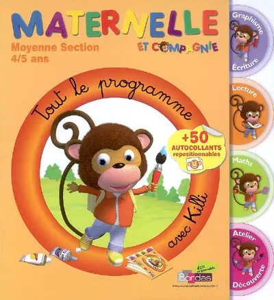 Maternelle, moyenne section, 4-5 ans : tout le programme avec Killi