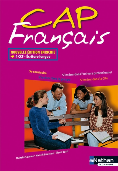 CAP français : livre de l'élève