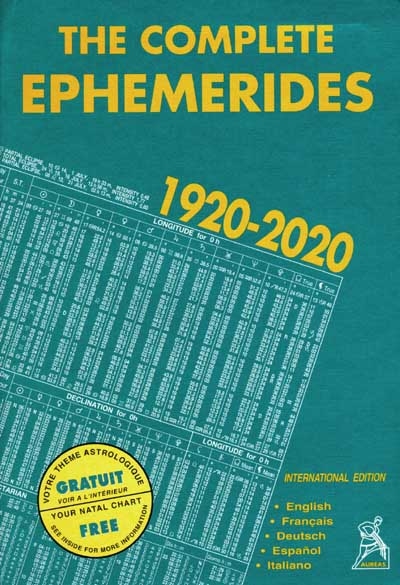 The complete ephemerides 1920-2020 : international edition : english, français, deutsch, espanol, italiano