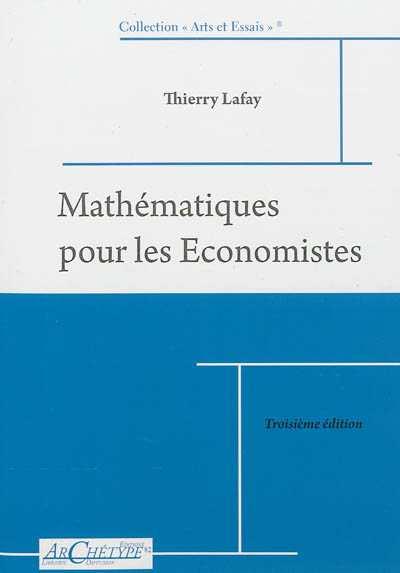 Mathématiques pour les économistes : niveau L2 : 2012-2013