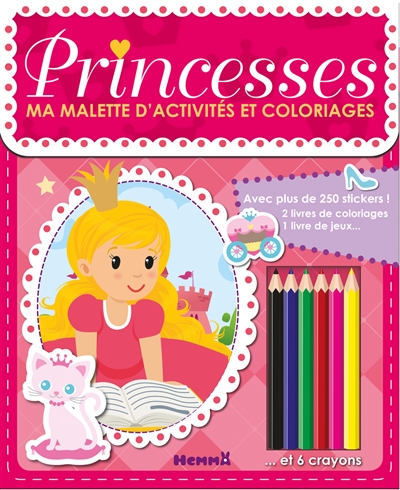Princesses : ma mallette d'activités et coloriages