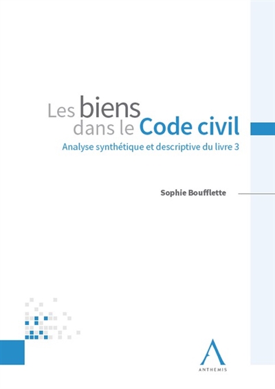Les biens dans le Code civil : analyse synthétique et descriptive du livre 3