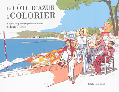 La Côte d'Azur à colorier