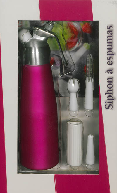 Siphon à espumas