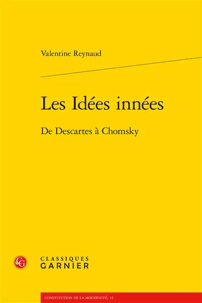 Les idées innées : de Descartes à Chomsky